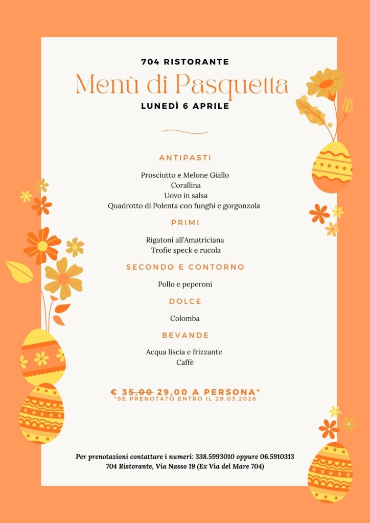 MENU DI PASQUETTA