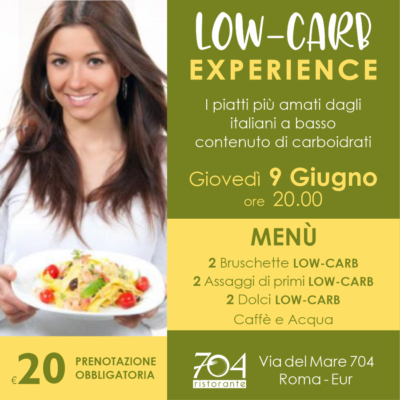 Cena low carb al 704 ristorante